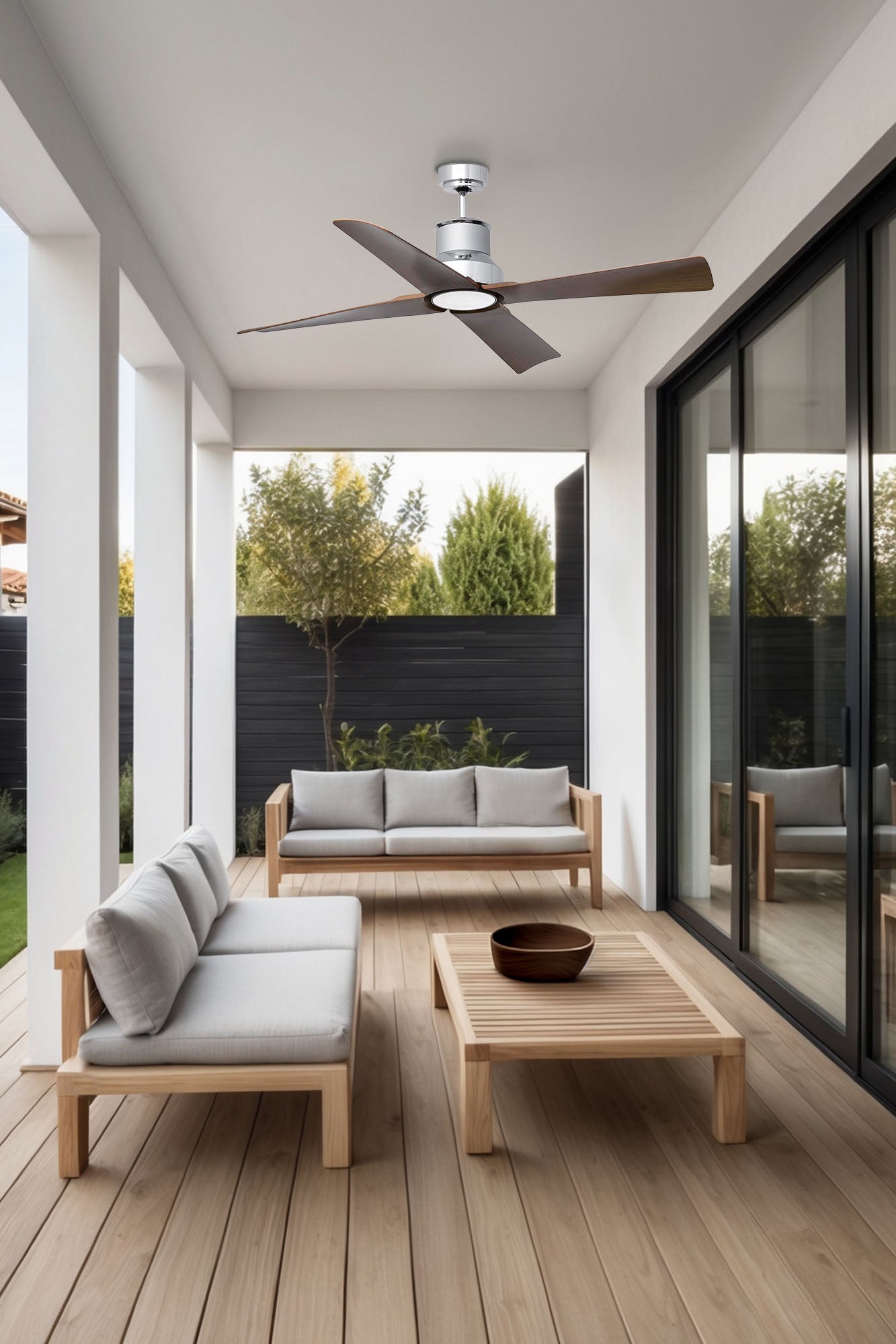 Ventilador WINCHE fabricado en Acero color Cromado