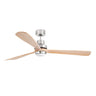 Ventilador de Techo LED Lantau XL Níquel Mate y Pino Faro 33505DC