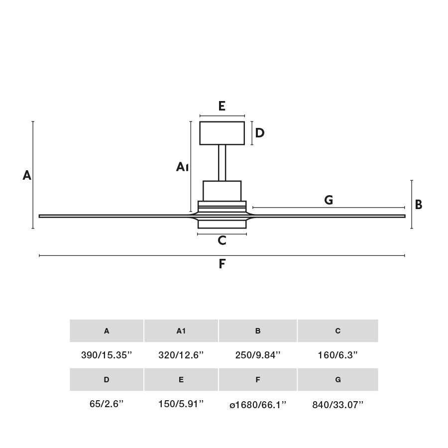 Ventilador de techo LED Faro Lantau XL (33505DCWW) - Níquel mate/Pino, 1680mm, 6 velocidades, control WIZ, Luz cálida 3000K (900 lúmenes).
