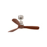 MINI LANTAU S Ventilador de Techo Nogal Silencioso FARO 33508DC