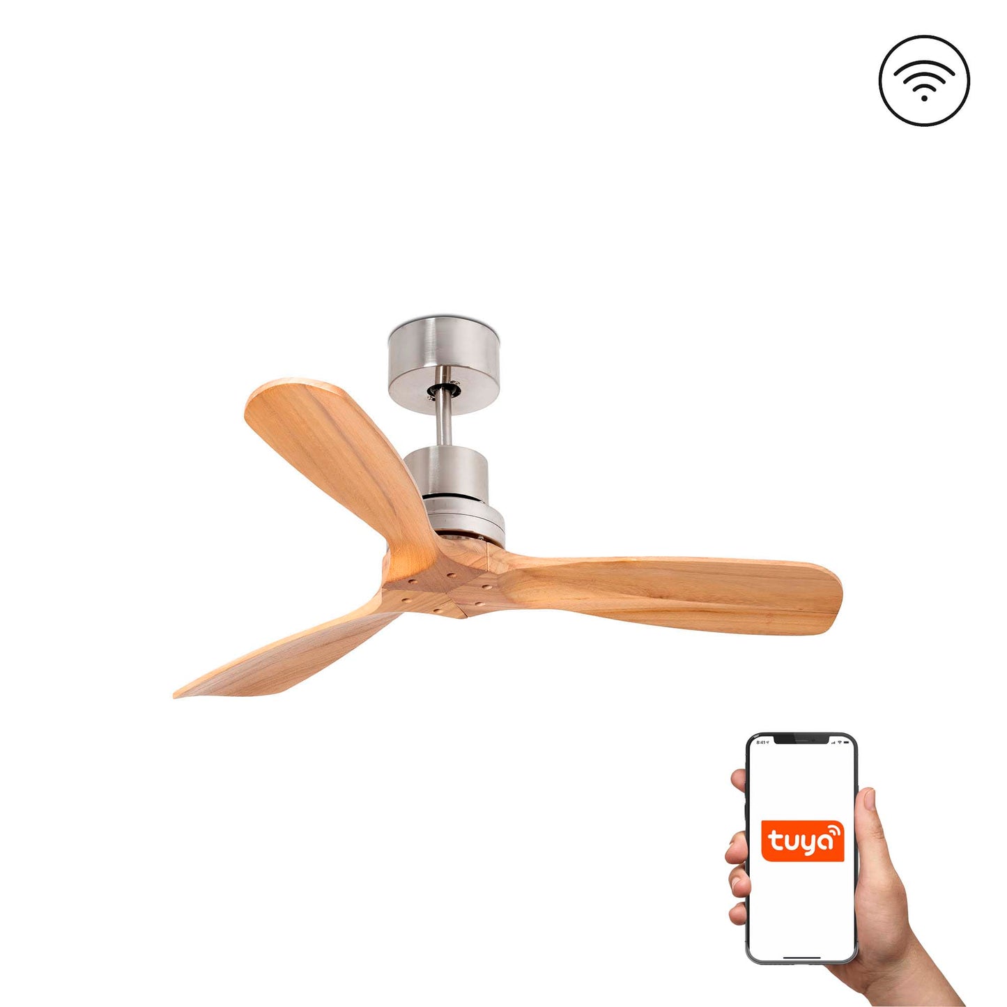 Mini Lantau S ventilador de techo silencioso Faro 33509DCWT