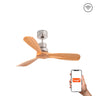 Mini Lantau S ventilador de techo silencioso Faro 33509DCWT