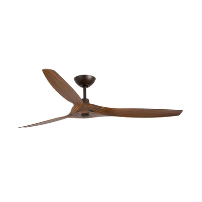 Ventilador de Techo Morea L 152 cm Motor DC Marrón Claro Faro - Marrón/Nogal, Mando + Tuya (app y voz) | FARO