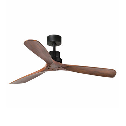 Ventilador de Techo Lantau L 132 cm FARO - Negro mate/Nogal, Sin luz, 0-10V | FARO