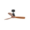 MINI LANTAU S Ventilador de Techo Nogal Negro Mate FARO 33517DC