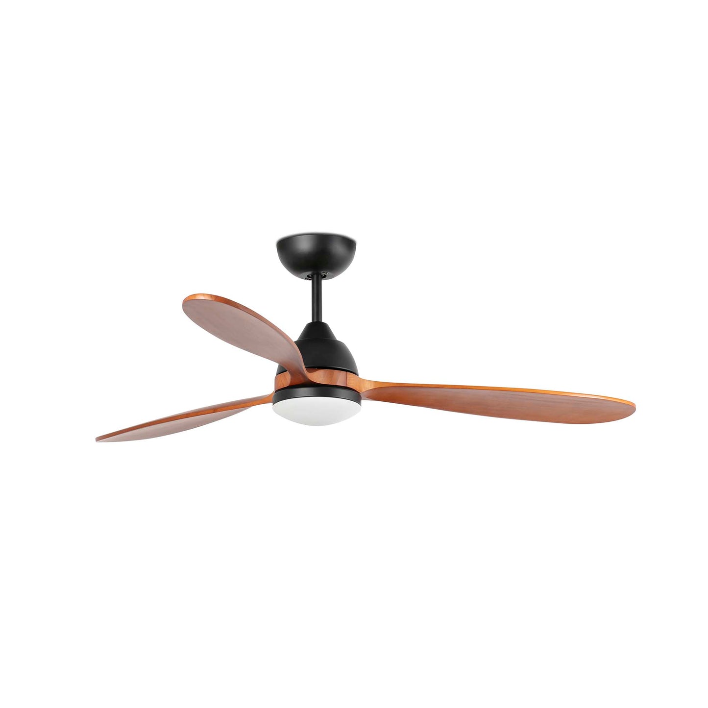 Ventilador de Techo LED Nogal y Negro FARO POROS 33527