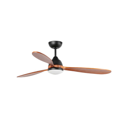 Ventilador de Techo LED Nogal y Negro FARO POROS 33527