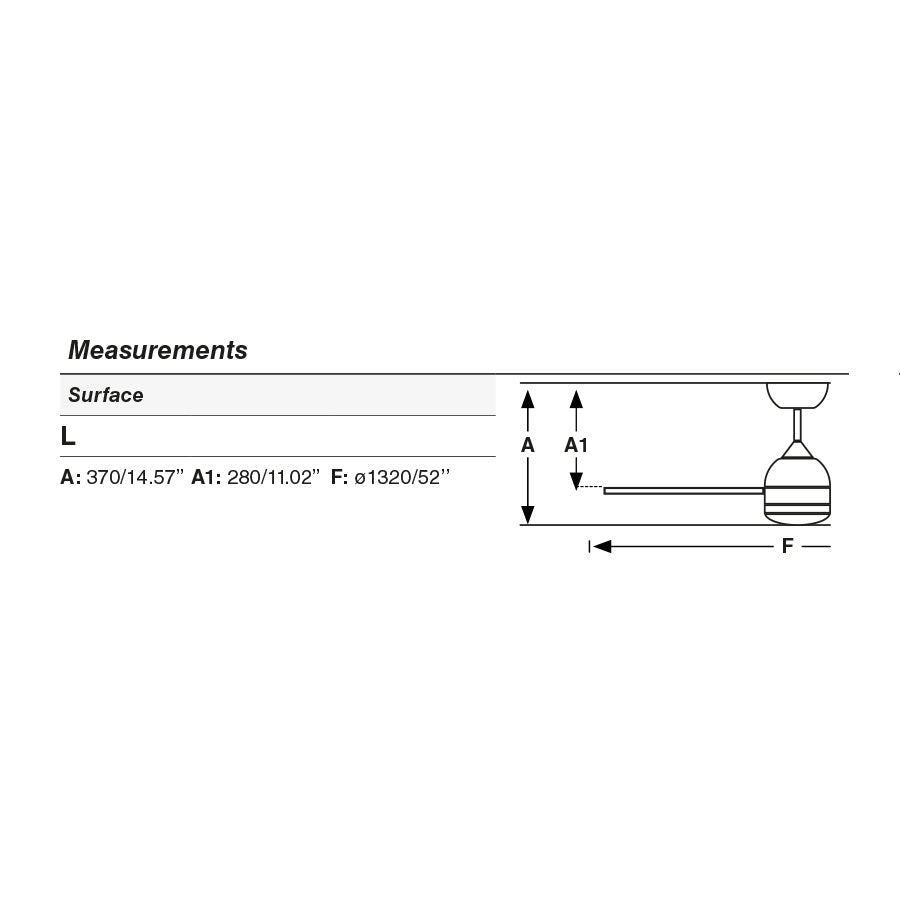 Ventilador de techo con luz LED y motor DC silencioso