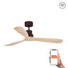 Ventilador de Techo Inteligente LANTAU L Marrón y Pino Faro 33562DCWT