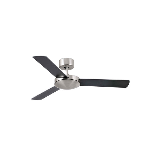 Mini Mallorca Ventilador de Techo Níquel Mate y Arce FARO 33604-110
