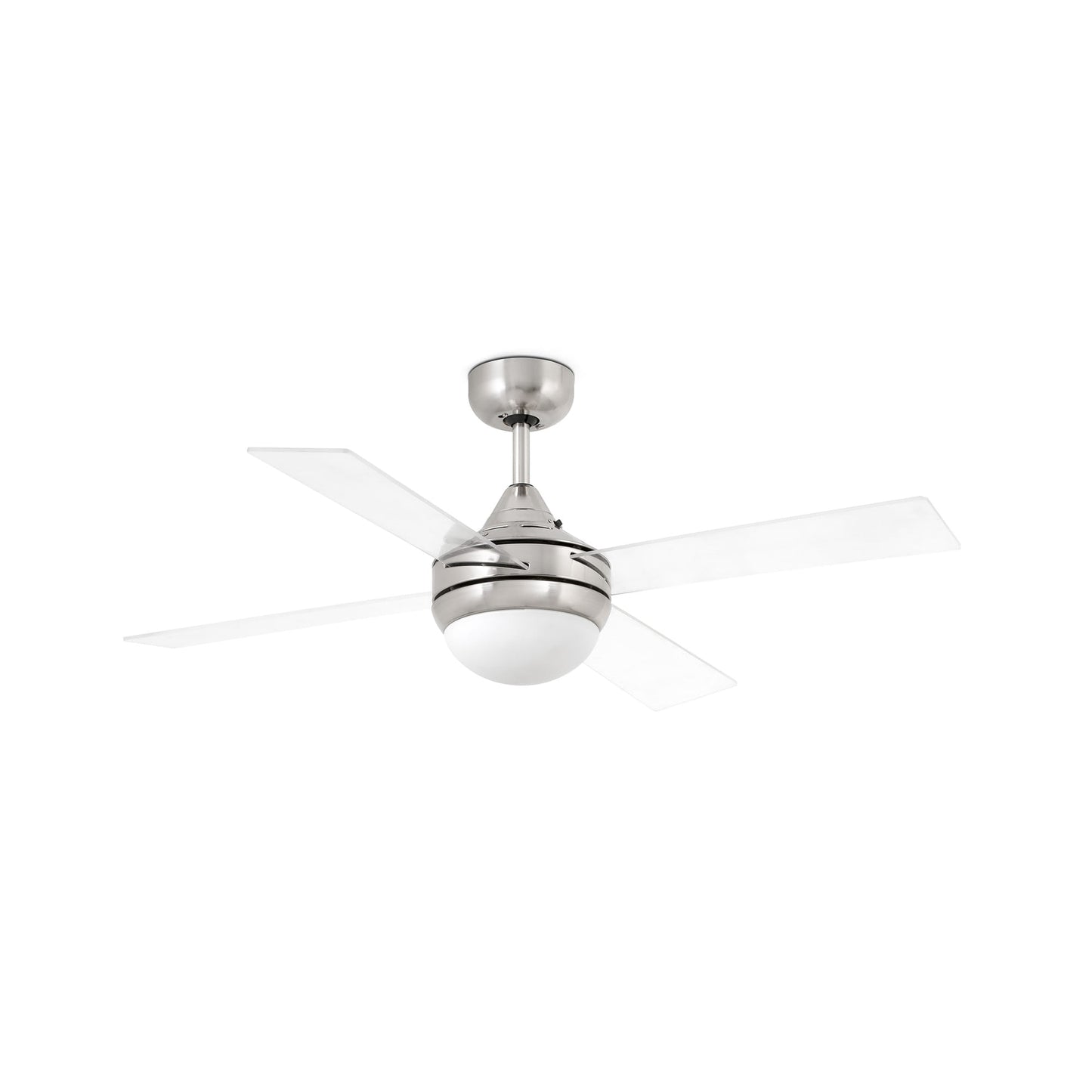 MINI ICARIA Ventilador con Luz Níquel Mate FARO 33696-110