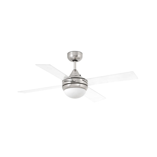 MINI ICARIA Ventilador con Luz Níquel Mate FARO 33696-110