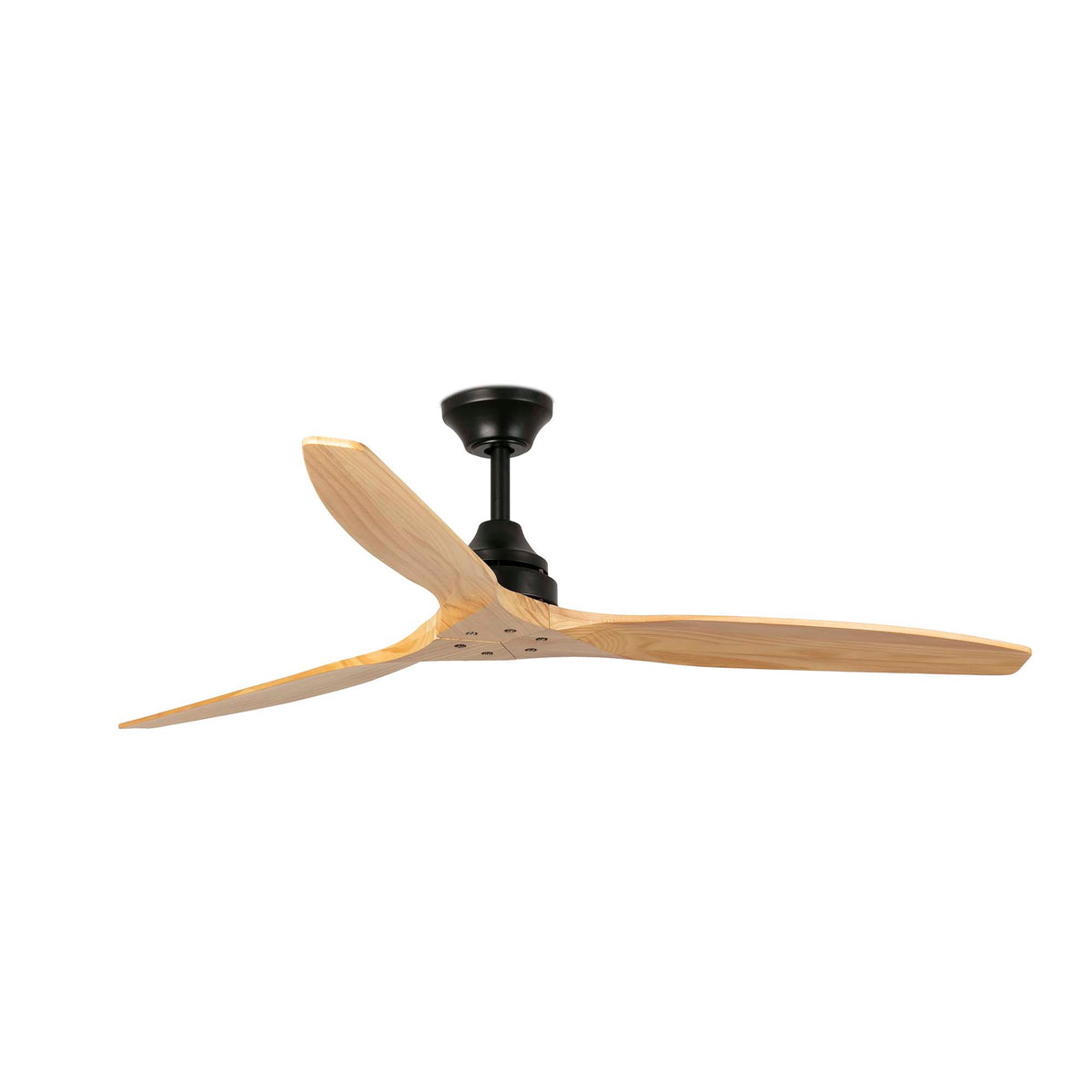 Ventilador de Techo Alo L 152 cm FARO - Negro/Pino, Sin luz, 0-10V | FARO · Ref. 33718DCVC