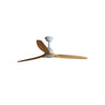 Ventilador de techo LED blanco y madera modelo ALO L de FARO