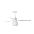 Ventilador de techo LED blanco AMELIA FARO con control Smart Tuya