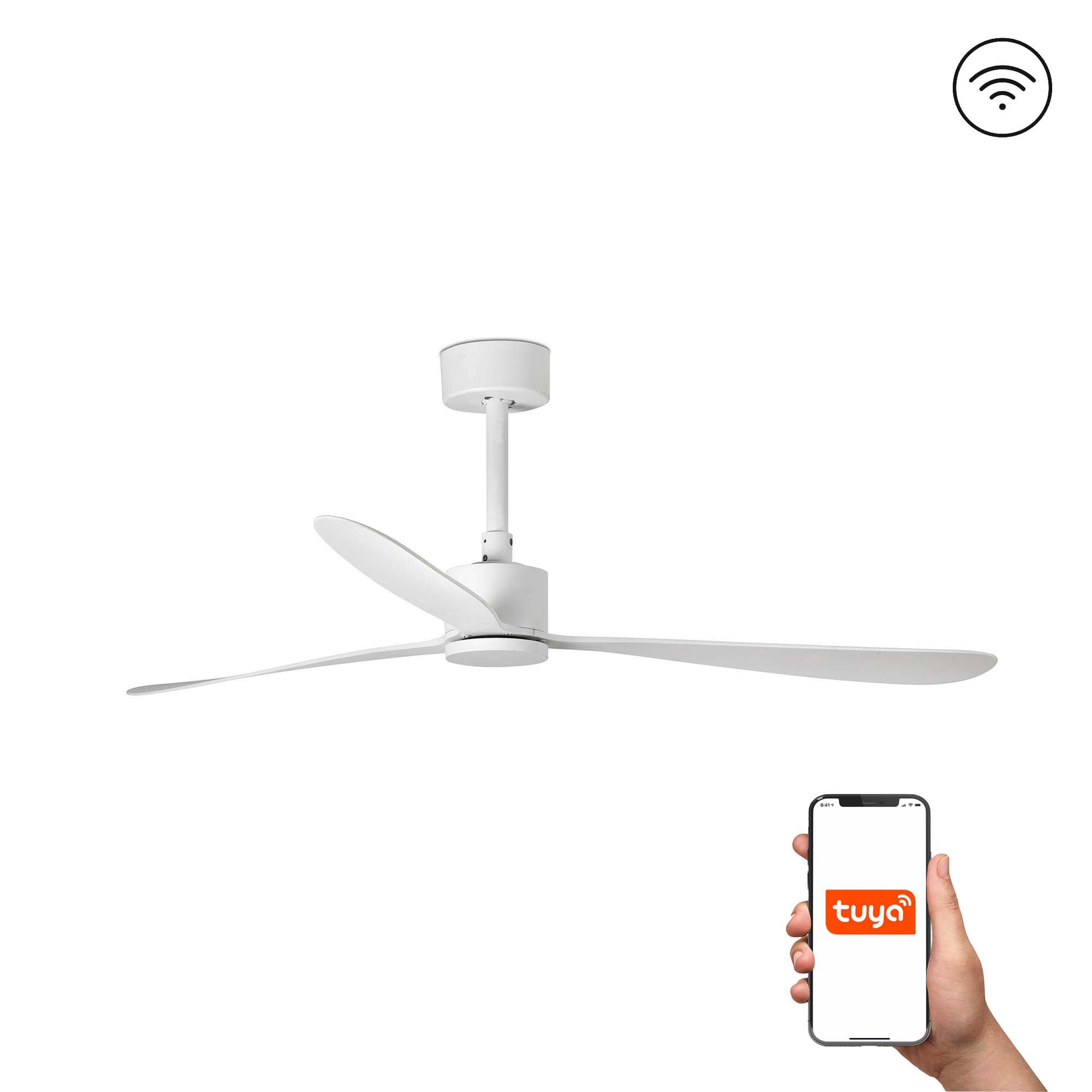 AMELIA L Ventilador de Techo Inteligente Blanco Faro 33760WT