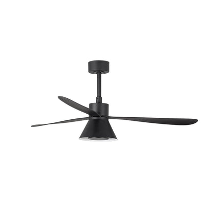 Ventilador de Techo AMELIA CONE LED Negro FARO 33761-23 con Luz Indirecta