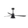 Ventilador de Techo AMELIA CONE LED Negro FARO 33761-23 con Luz Indirecta