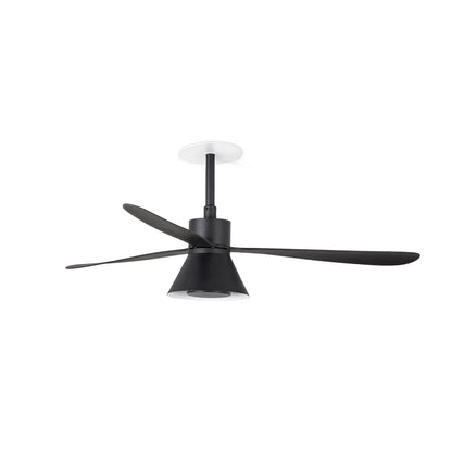 Ventilador de Techo Empotrado Amelia L Motor DC Faro - Negro, CONE 20W CCT, 0-10V | FARO