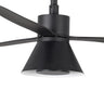 Kit Luz Ventilador AMELIA Cono Negro Regulable FARO 33764