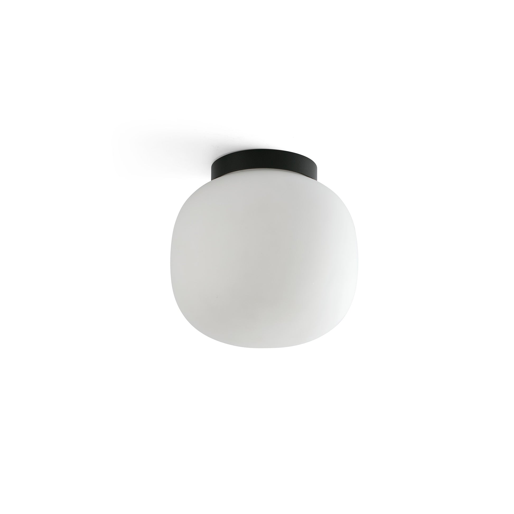 Kit Luz Ball Negro Dimable AMELIA Faro 33767 para ventilador