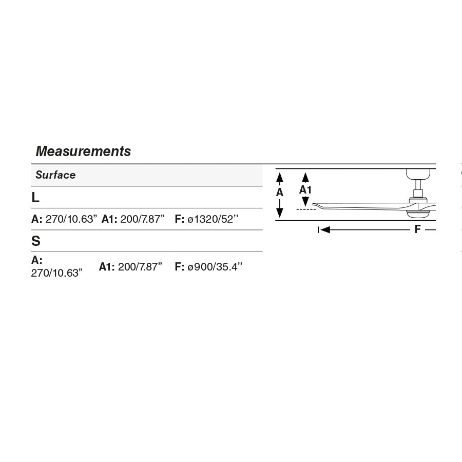 Ventilador de techo con luz LED y motor DC silencioso