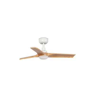 Ventilador de Techo Heywood S 90 cm FARO - Blanco/Pino, LED 10W 2700/3000/4000K, 0-10V | FARO