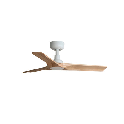 Ventilador de Techo Heywood S 90 cm FARO - Blanco/Pino, Sin luz, Mando + Tuya (app y voz) | FARO