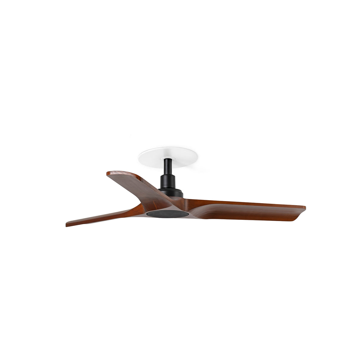 Ventilador de Techo Empotrado Heywood S 90 cm FARO - Negro/Nogal, Sin luz, 0-10V | FARO
