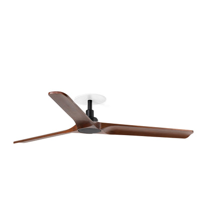 Ventilador de Techo Empotrado Heywood L 132 cm FARO - Negro/Nogal, Sin luz, 0-10V | FARO