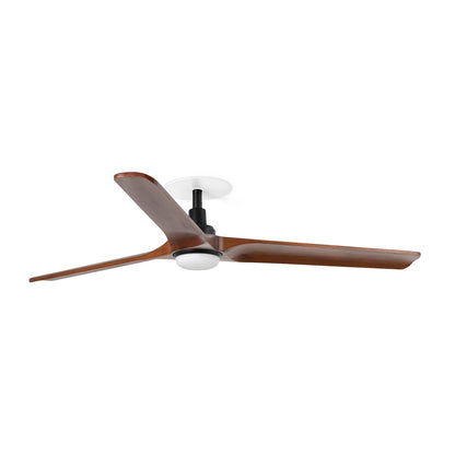 Ventilador de Techo Empotrado Heywood L 132 cm FARO - Negro/Nogal, LED 10W CCT, 0-10V | FARO
