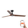 Ventilador de Techo Inteligente HEYWOOD L LED Nogal FARO LAB 33809WT-1TW