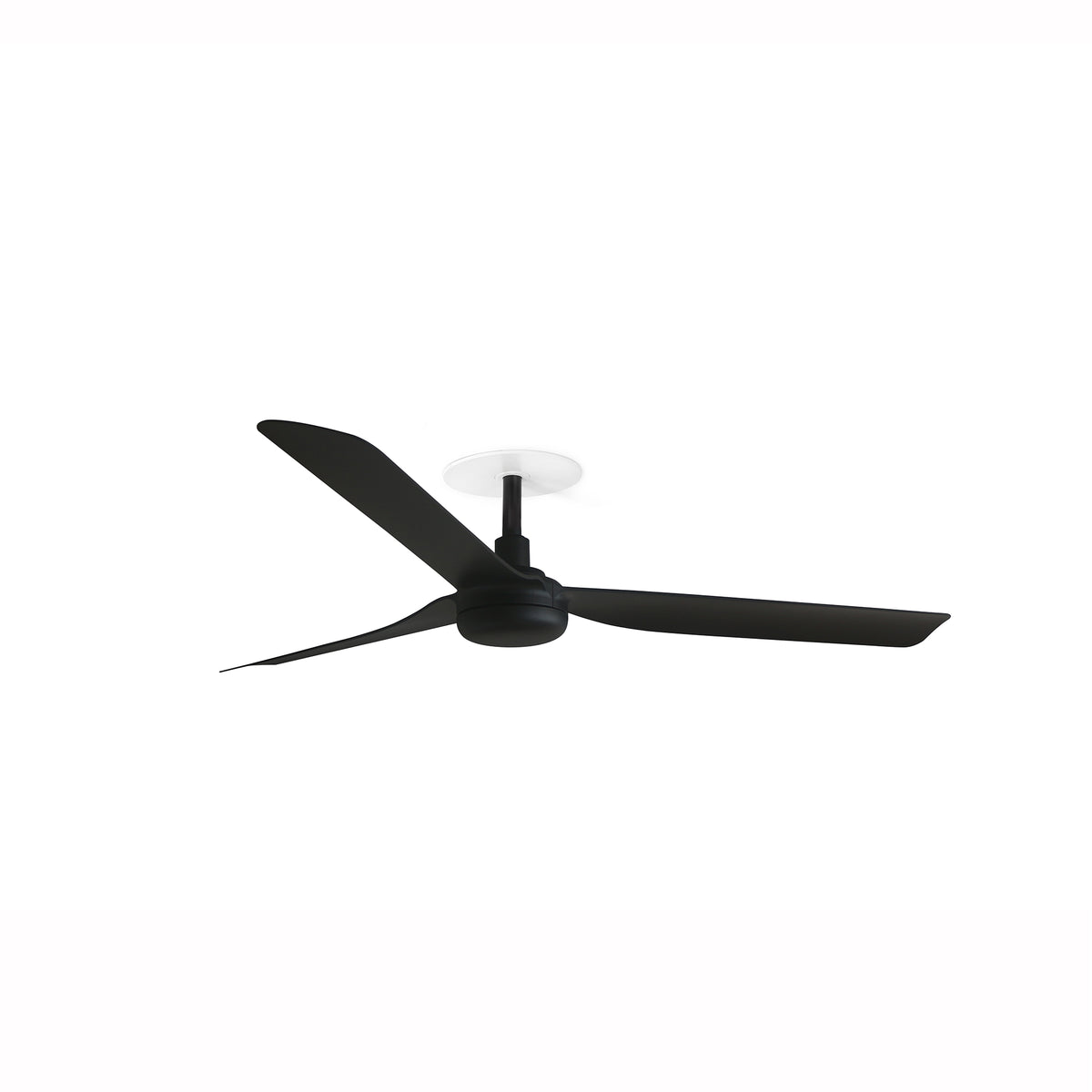 Ventilador de Techo Empotrado Punt M Motor DC FARO - Negro, Sin luz, Mando a distancia | FARO
