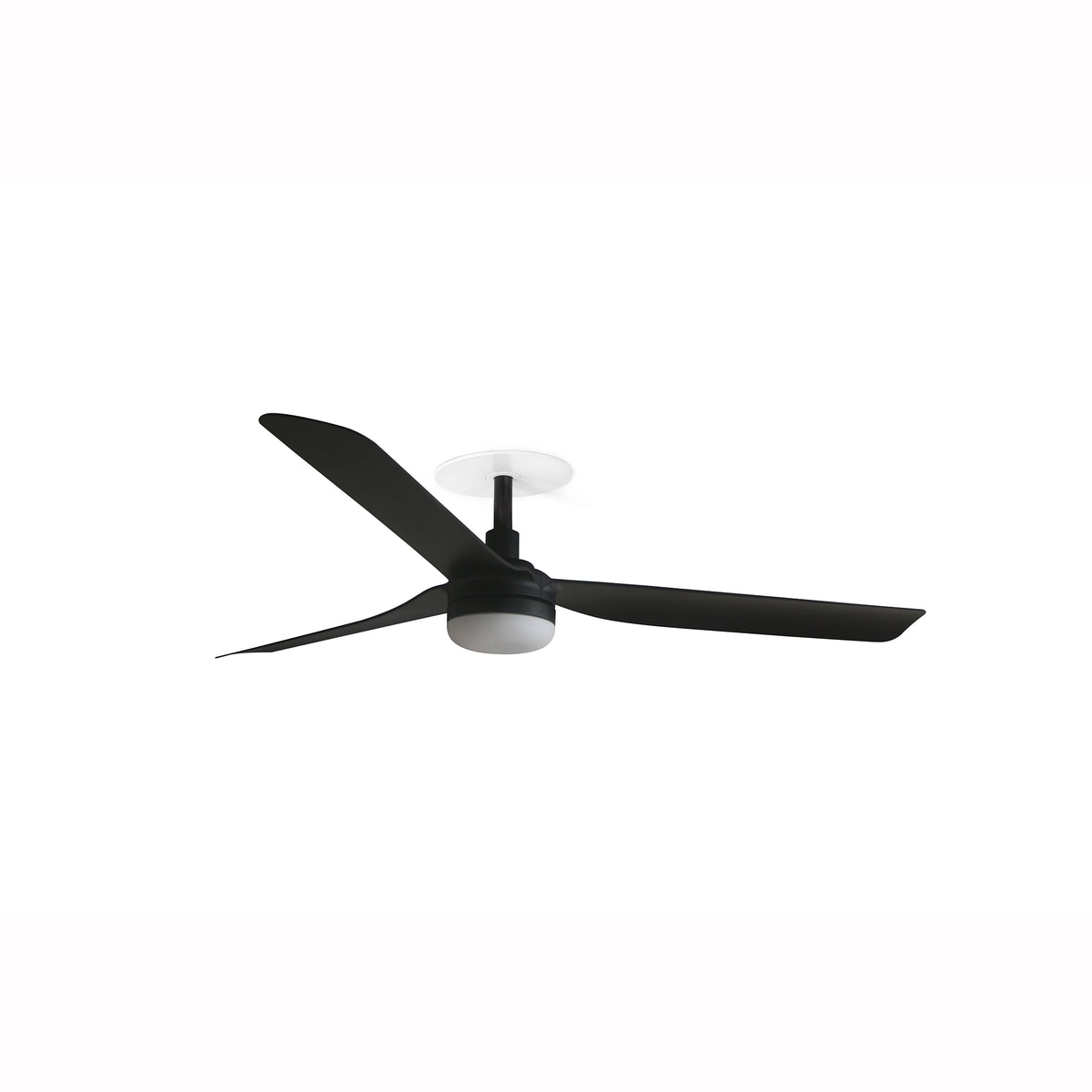 Ventilador de Techo Empotrado Punt M Motor DC FARO - Negro, LED 18W CCT, 0-10V | FARO