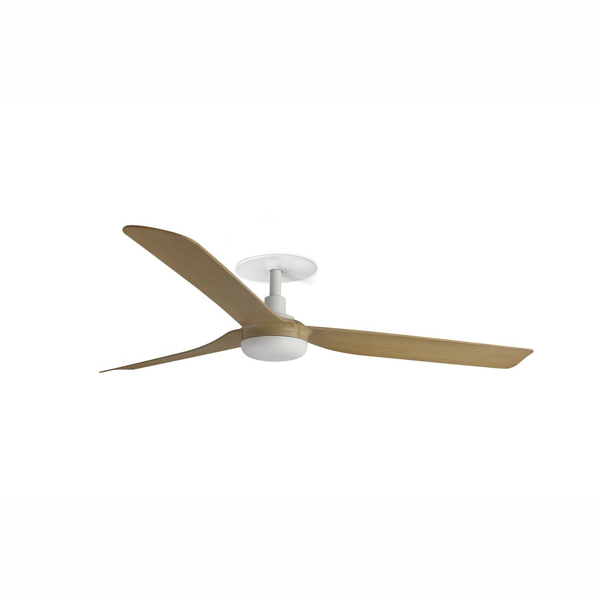 Ventilador de Techo Empotrado Punt M Motor DC FARO - Blanco/Arce, Sin luz, Mando a distancia | FARO