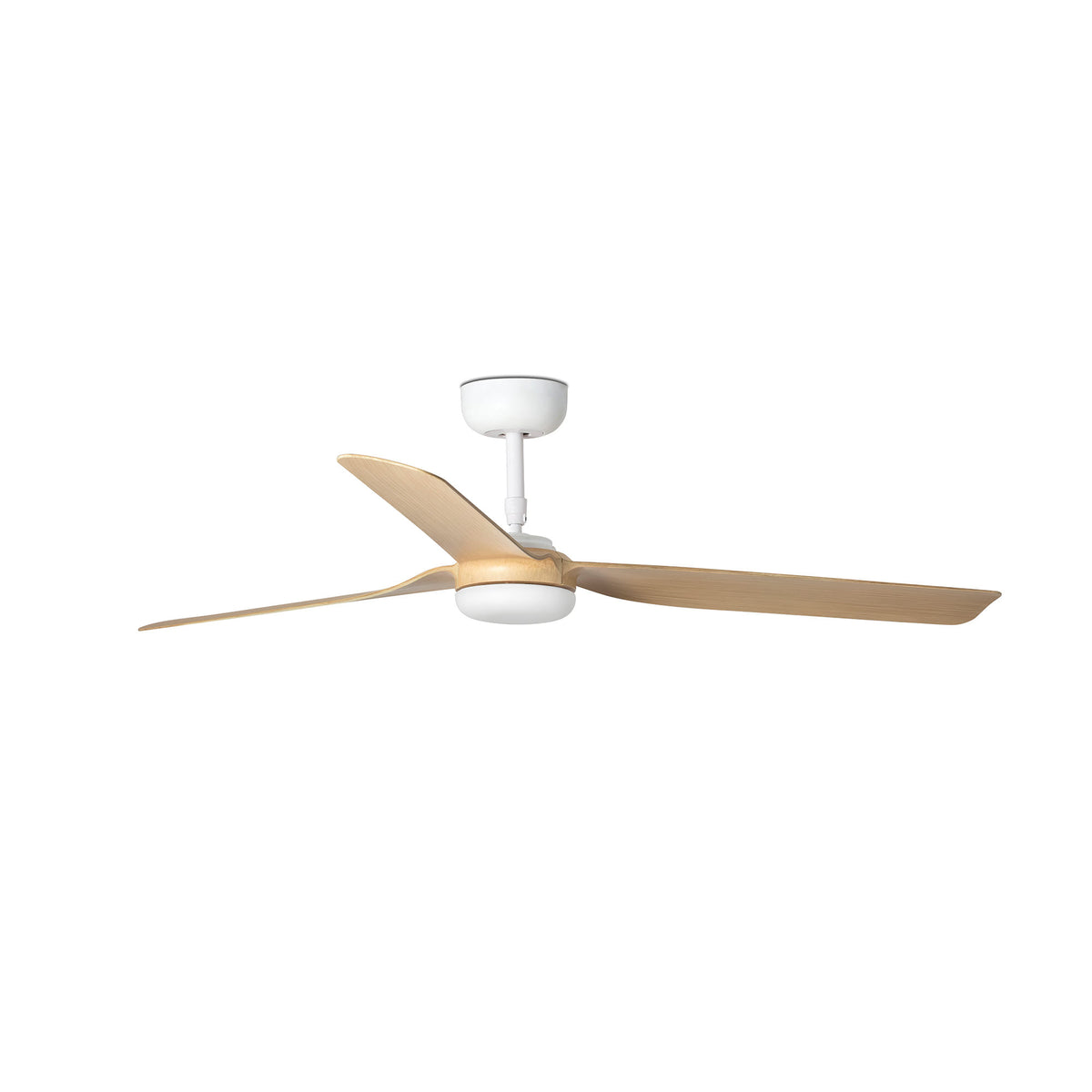 Ventilador de Techo Punt M 132 cm FARO - Blanco/Arce, Sin luz, Mando a distancia | FARO