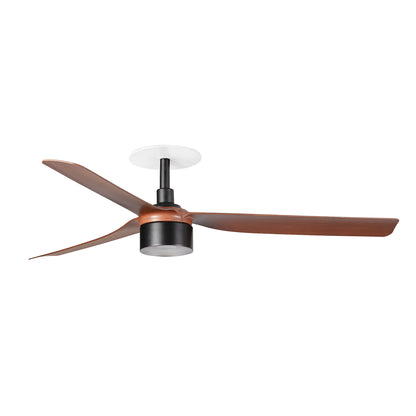 Ventilador de Techo Empotrado Punt M Motor DC FARO - Negro/Nogal, TEK 2700K, 0-10V | FARO
