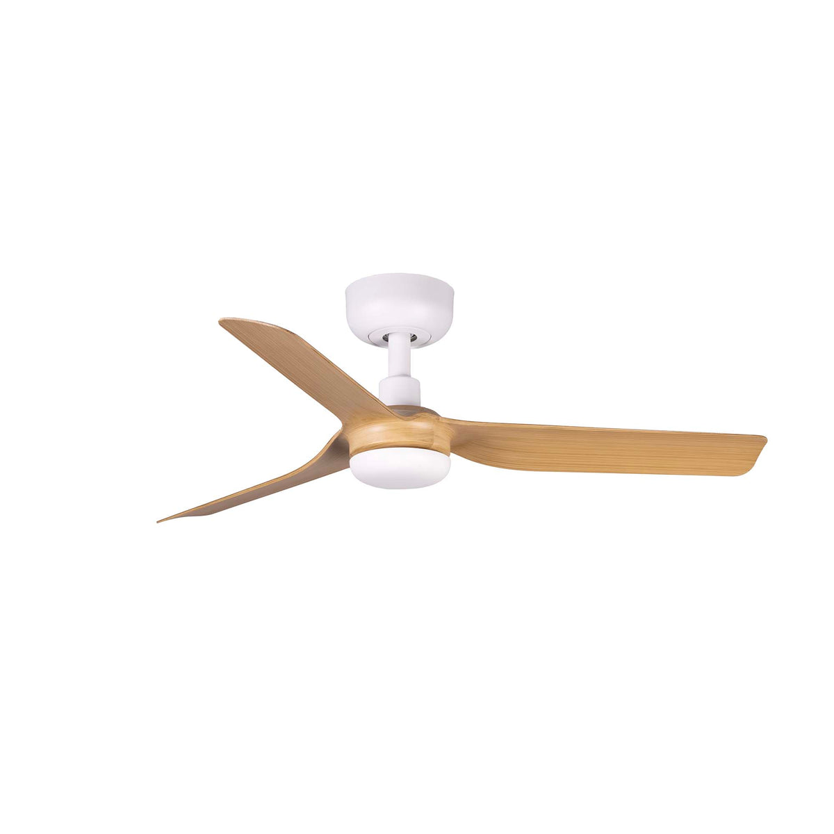 Ventilador de Techo Mini Punt S 90 cm FARO - Blanco/Arce, Sin luz, 0-10V | FARO