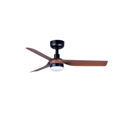 MINI PUNT S Ventilador de Techo con Luz LED Negro y Nogal FARO 33823-1TW
