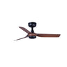MINI PUNT S Ventilador de Techo Silencioso Nogal y Negro FARO 33823