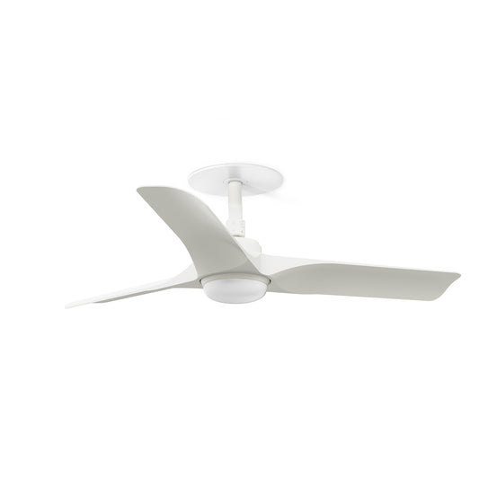 Ventilador de Techo Empotrado Hey S 900 mm FARO - Blanco, LED 10W CCT, Mando a distancia | FARO