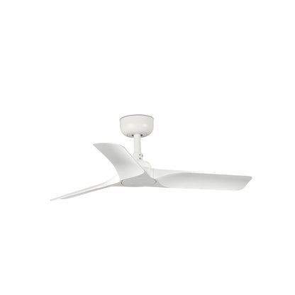 Ventilador de Techo Hey S 90 cm FARO - Blanco, Sin luz, Mando + Tuya (app y voz) | FARO