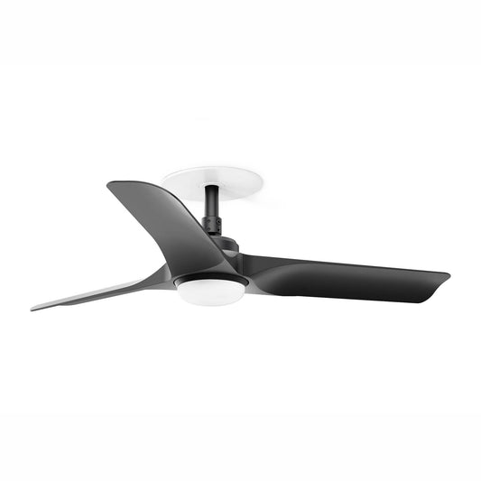 Ventilador de Techo Empotrado Hey S 900 mm FARO - Negro, LED 10W CCT, Mando a distancia | FARO · Ref. 33825R1S