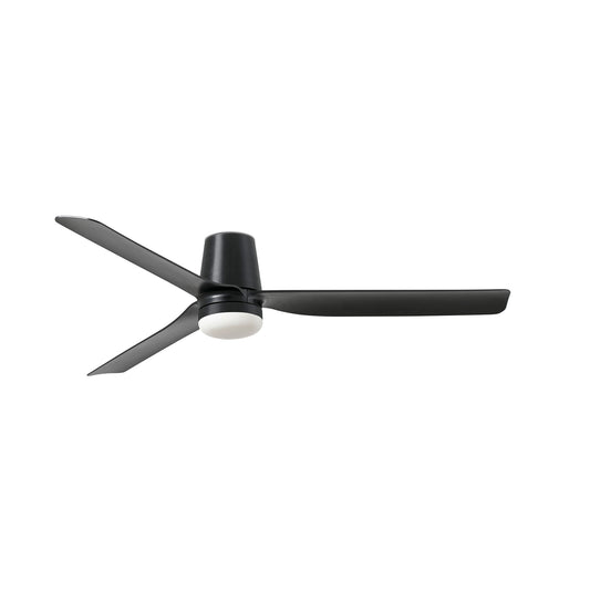 Ventilador de Techo Punt Tub M FARO - Negro, LED 18W CCT, Mando a distancia | FARO · Ref. 338301S