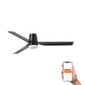 Ventilador de Techo Inteligente PUNT TUB Negro y Nogal FARO 33830WT-1TW