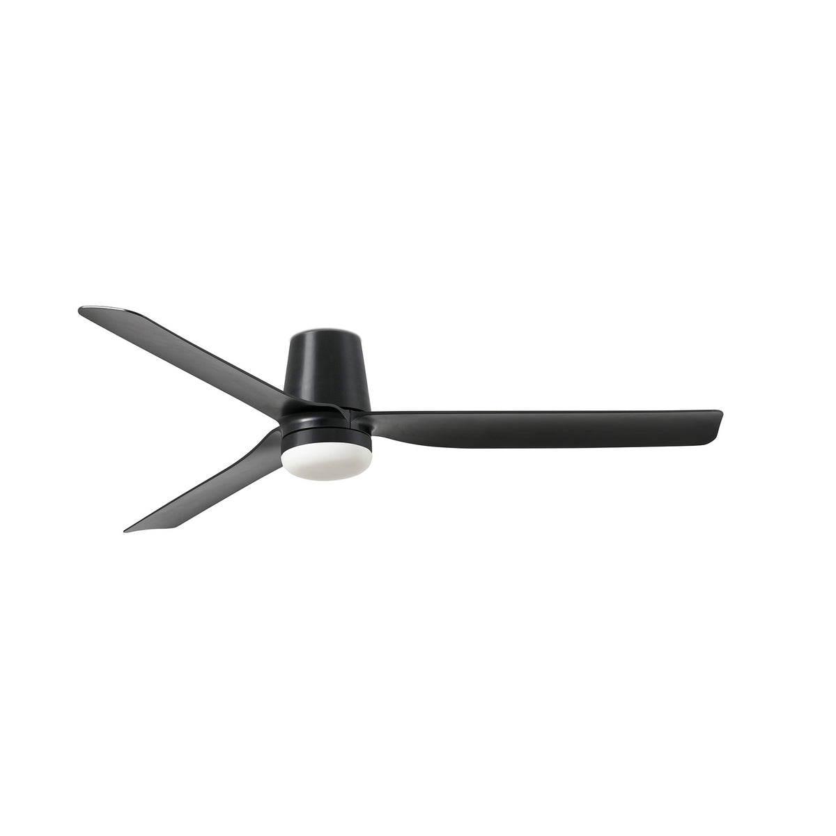 Ventilador de Techo Punt Tub M FARO - Negro, LED 18W CCT, Mando + Tuya (app y voz) | FARO