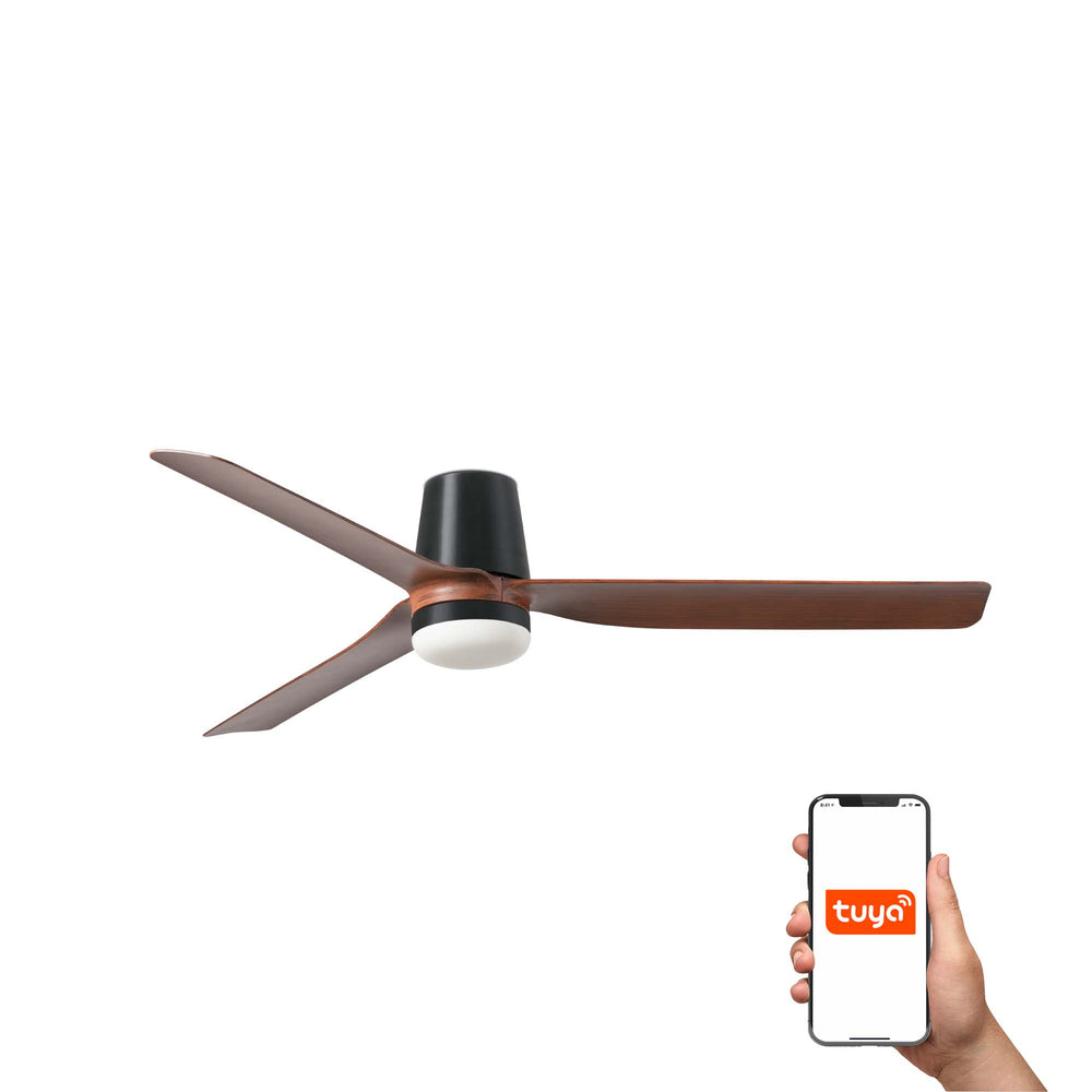 PUNT TUB Ventilador de Techo Silencioso con Luz LED Faro