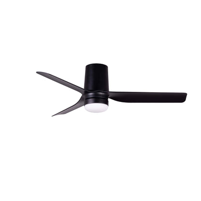 Ventilador de Techo Mini Punt Tub S 90 cm FARO - Negro, LED 10W 2700/3000/4000K, Mando a distancia | FARO