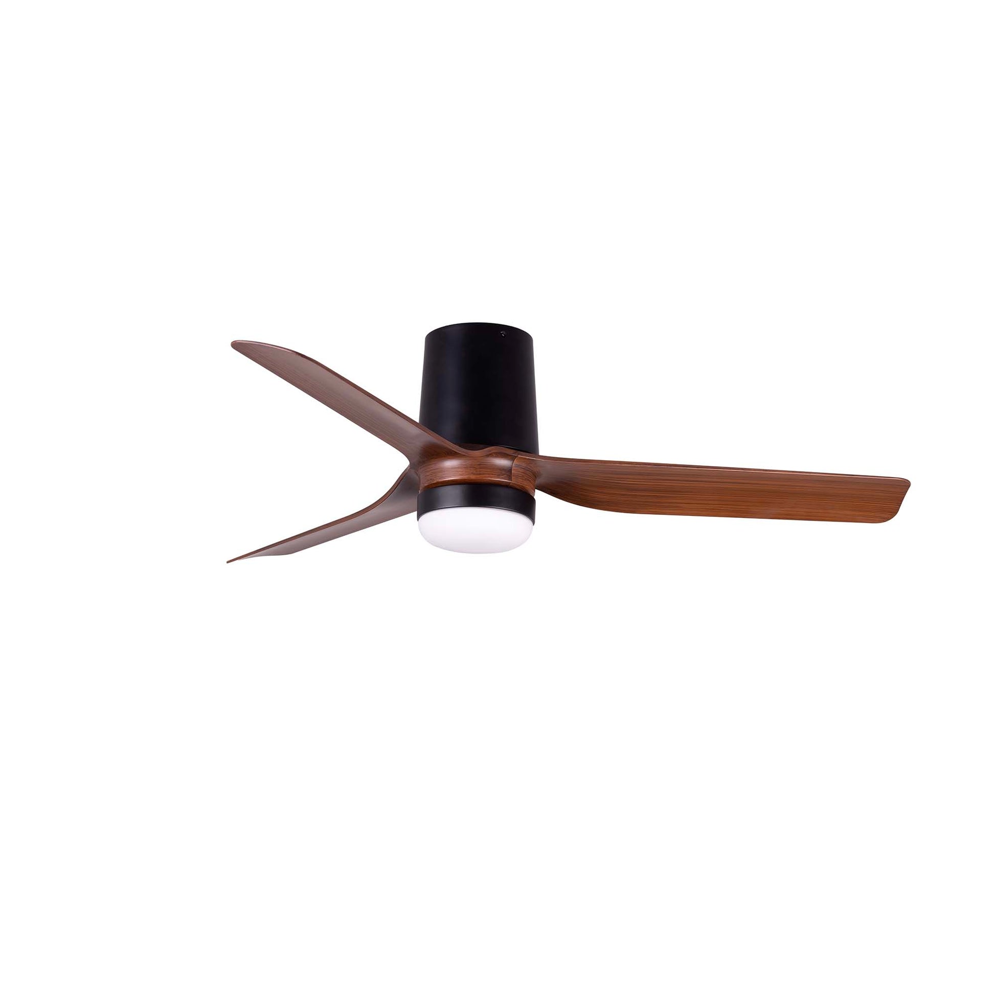 MINI PUNT TUB S Ventilador de Techo con Luz Negro y Nogal FARO 33835-1TW