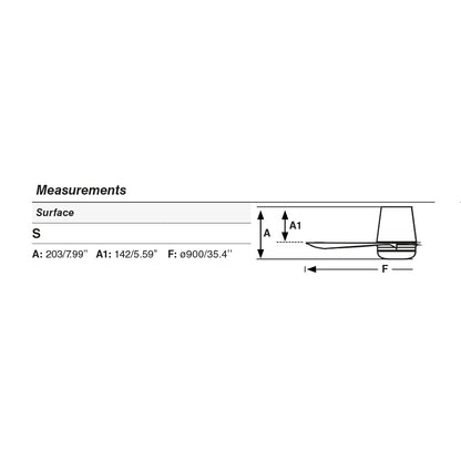Ventilador de techo con motor DC para bajo consumo